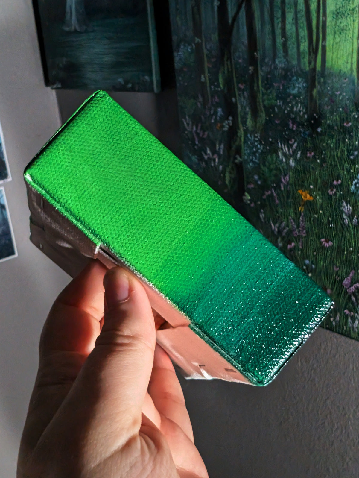 Fatima's Web 4" Painting (Glow in the Dark Version)