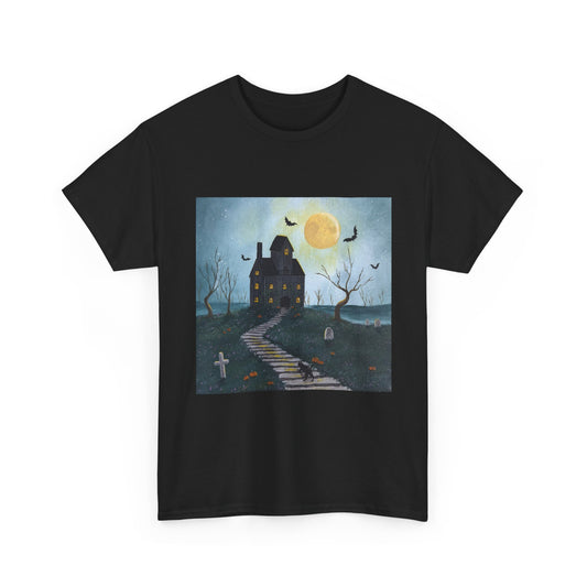 "Haunted House" Unisex Cotton Tees S-5XL
