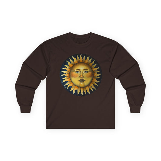 "The Sun" Unisex 100% Cotton Long Sleeve Tees S-5XL