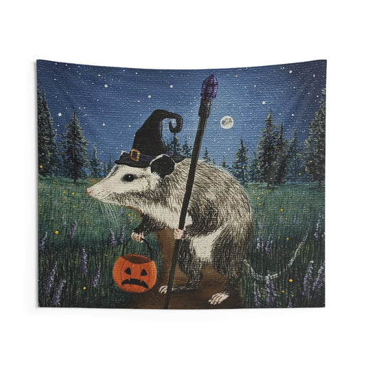 Petey the Opossum Wall Tapestries
