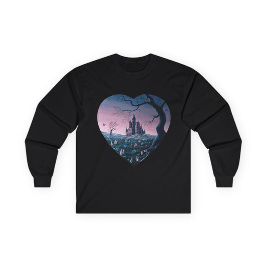 "The Rosewood Castle" Unisex 100% Cotton Long Sleeve Tees S-5XL