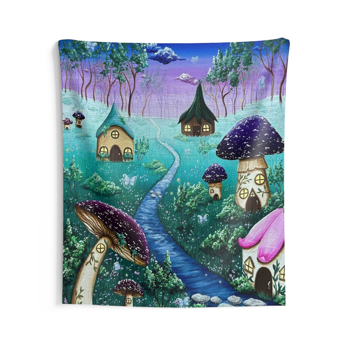 Fairy Village Wall Tapestries