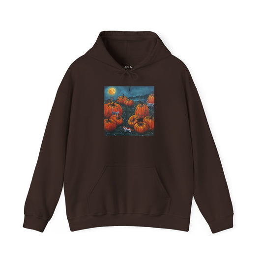 "Pumpkin Kitties" Unisex Pullover Hoodie S-5XL