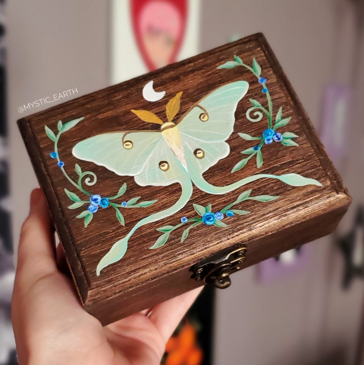 Luna Moth Hidden Gem Box