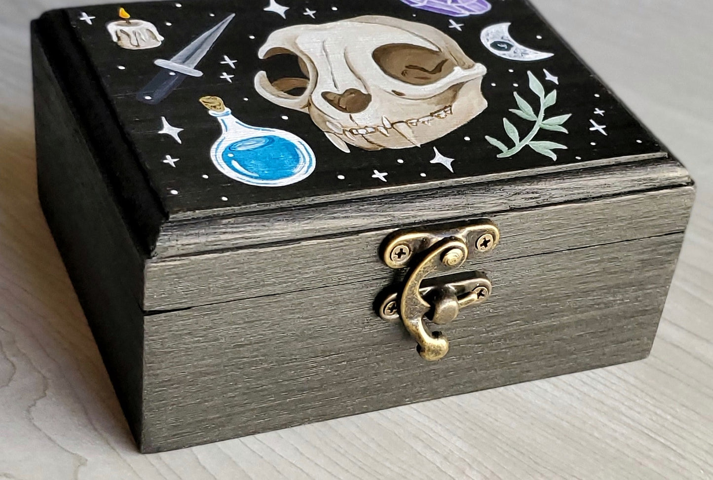 Cat Skull Hidden Gem Box