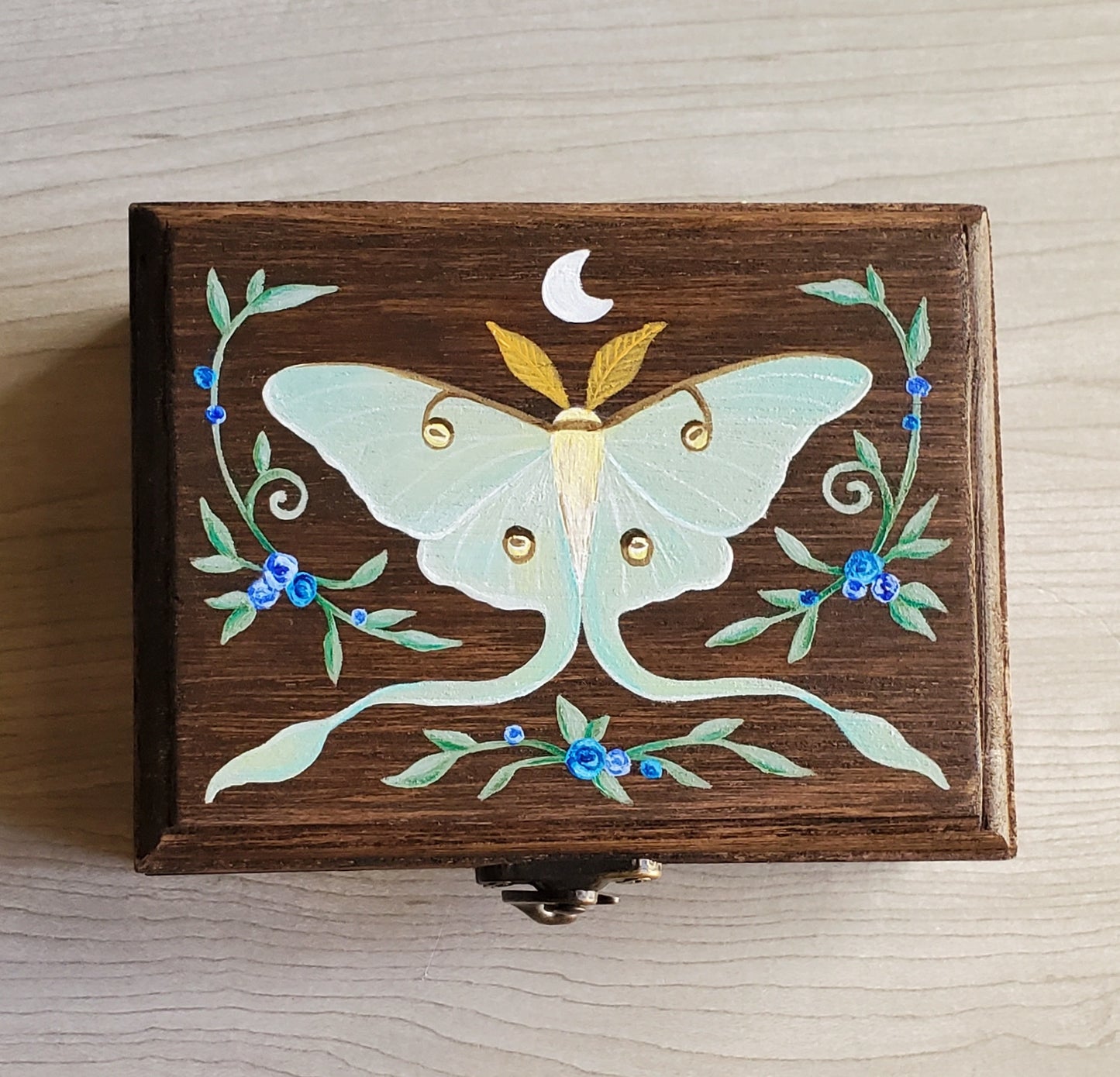Luna Moth Hidden Gem Box