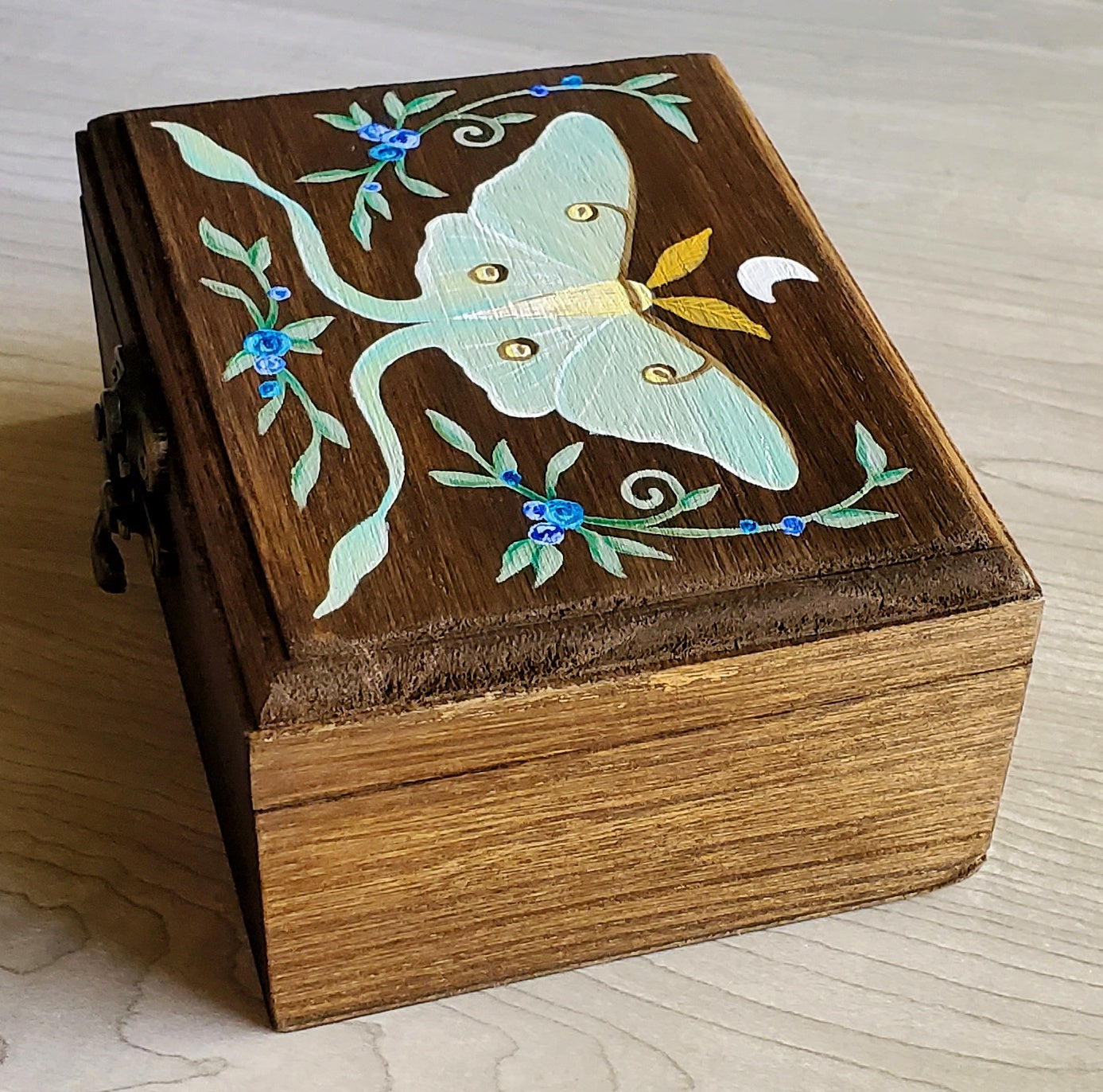 Luna Moth Hidden Gem Box