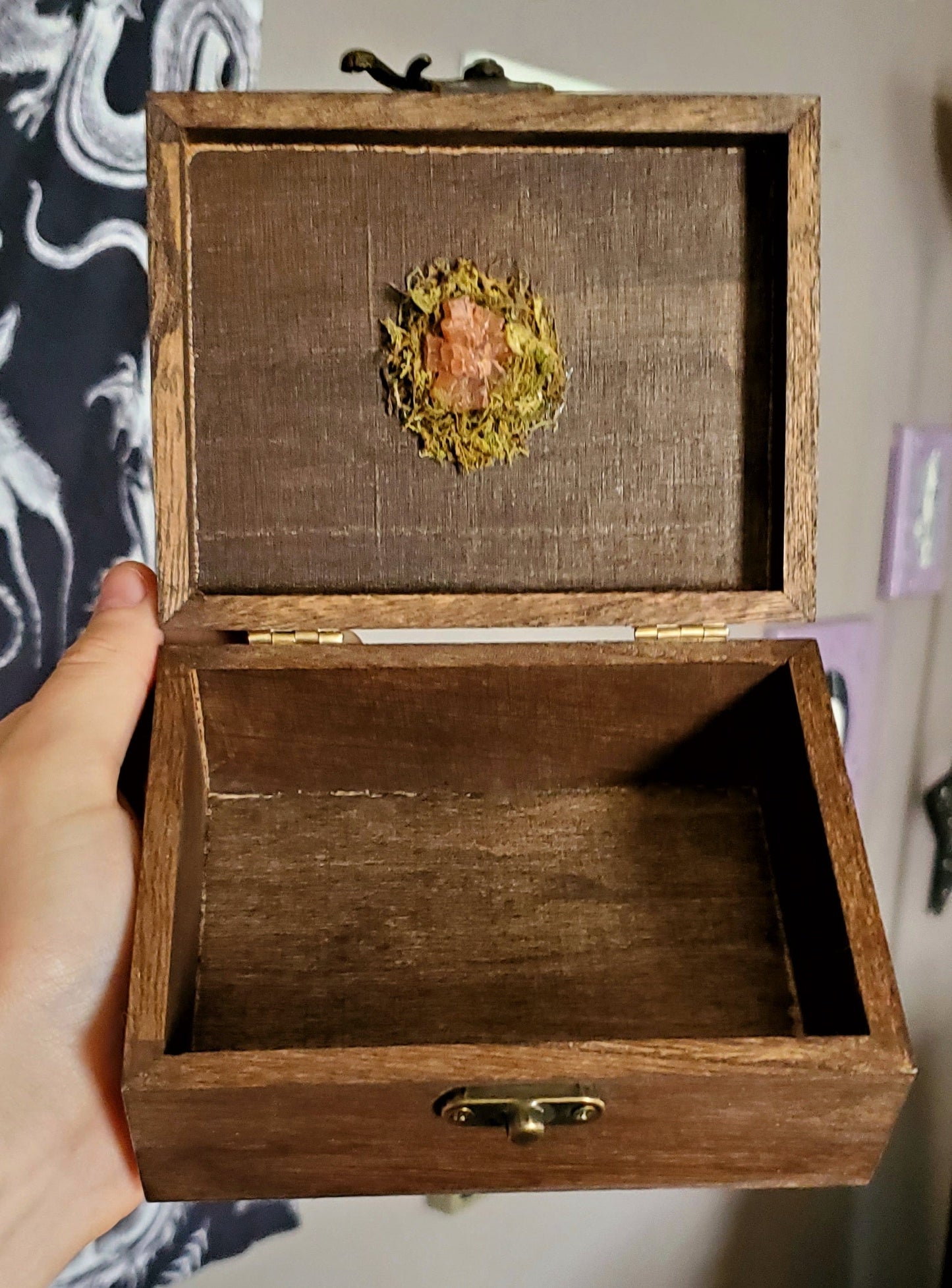Moon Phase Hidden Gem Box (Brown)