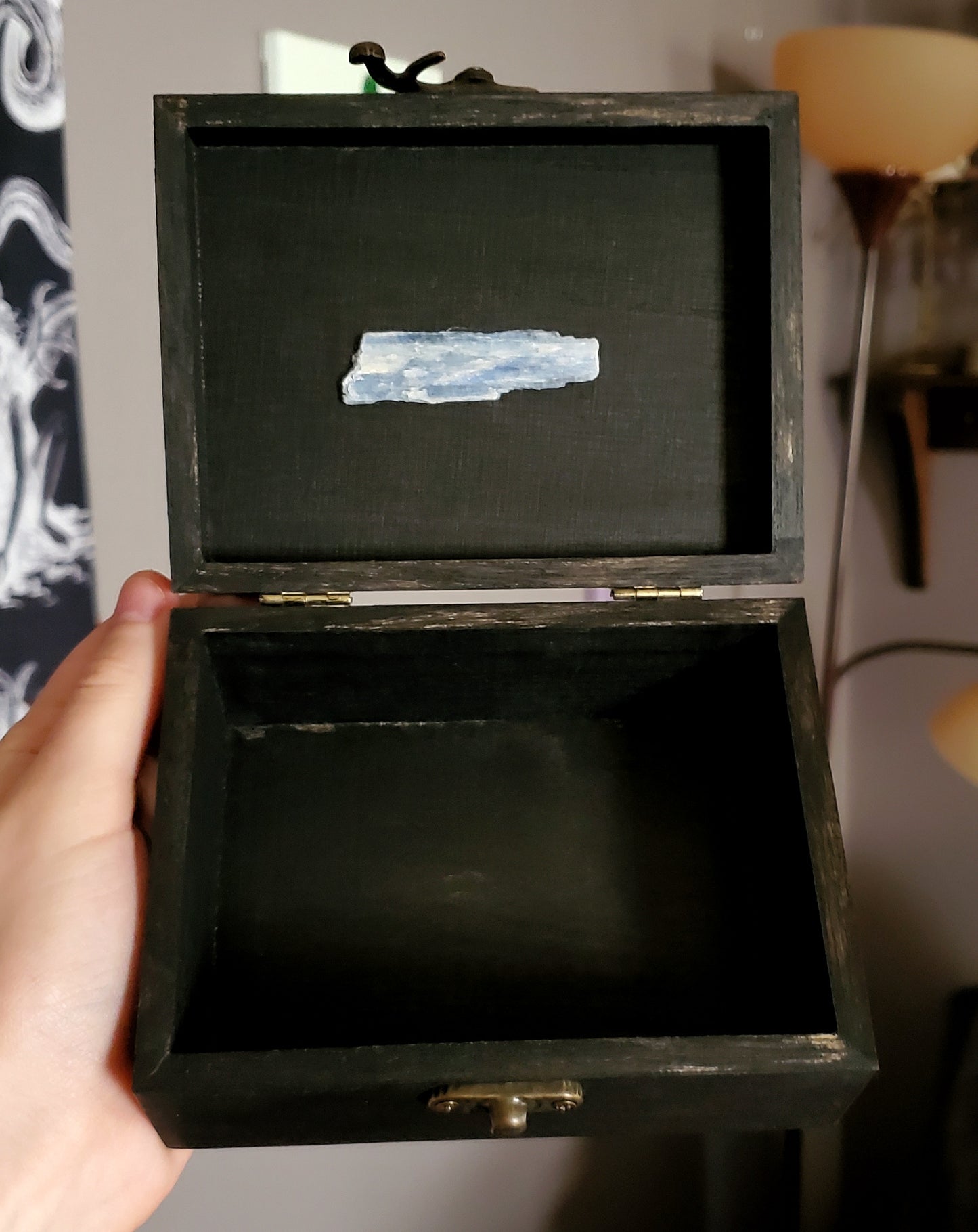 Blue Morpho Butterfly Hidden Gem Box