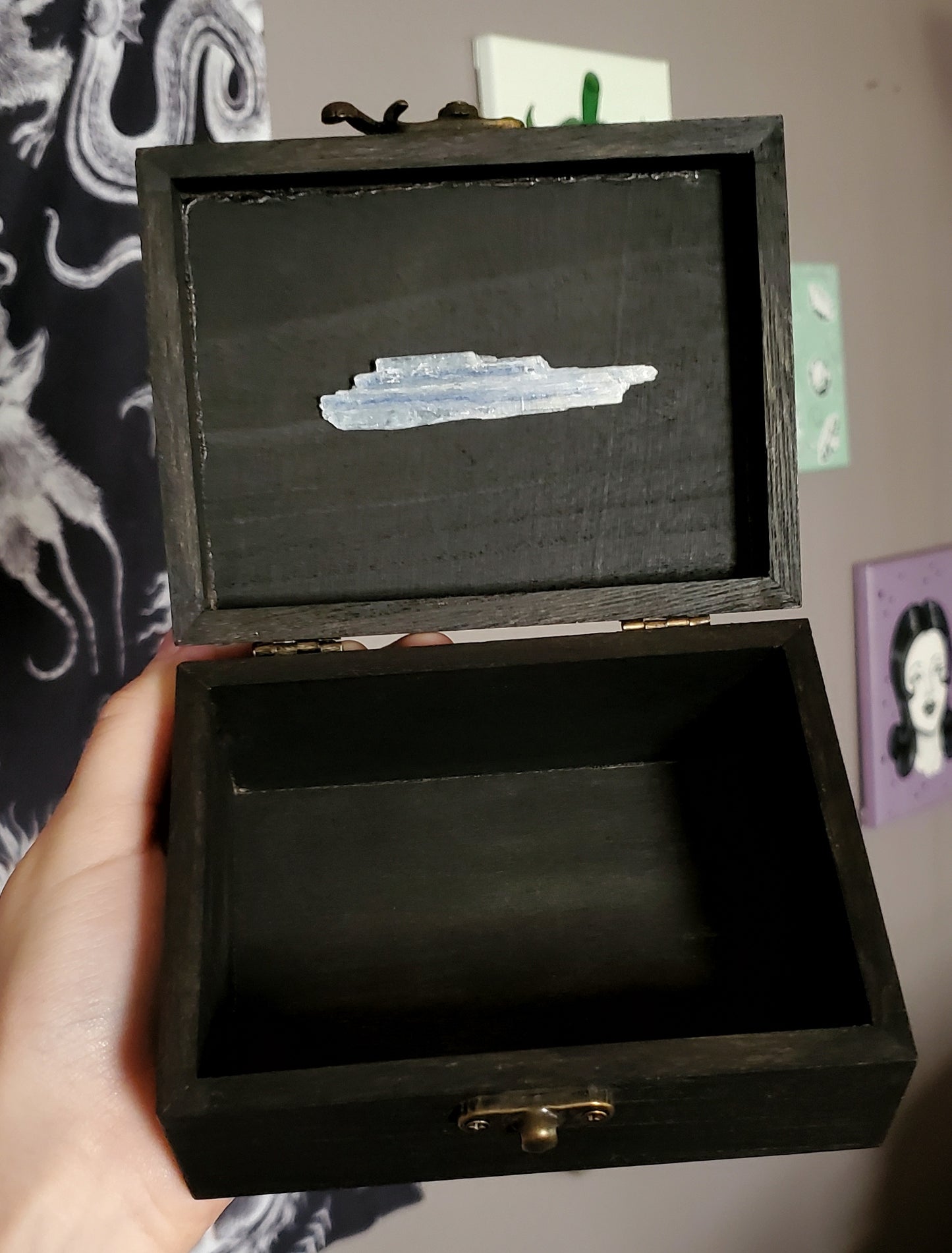 Moon Phase Hidden Gem Box (Black)