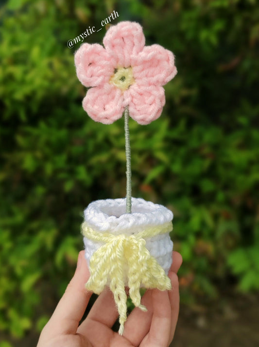 Original Crochet Potted Flower