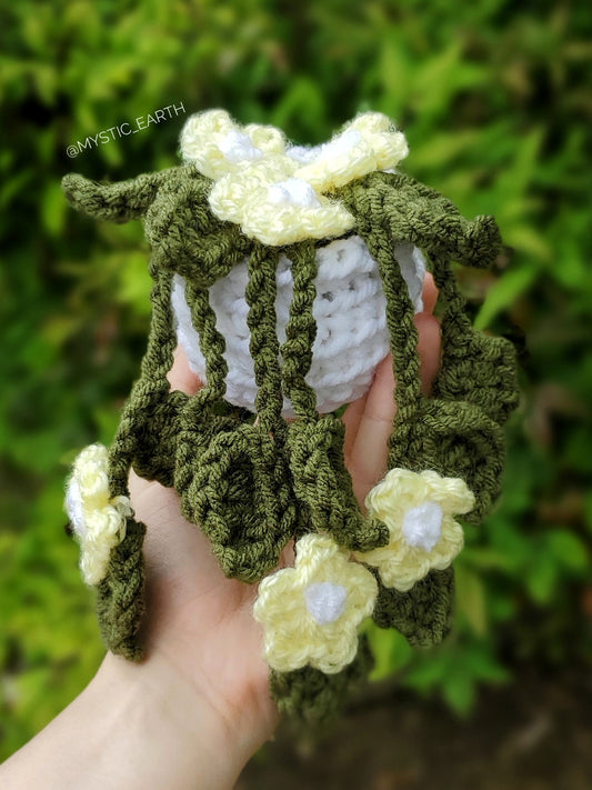 Crochet Potted Daisy Plant