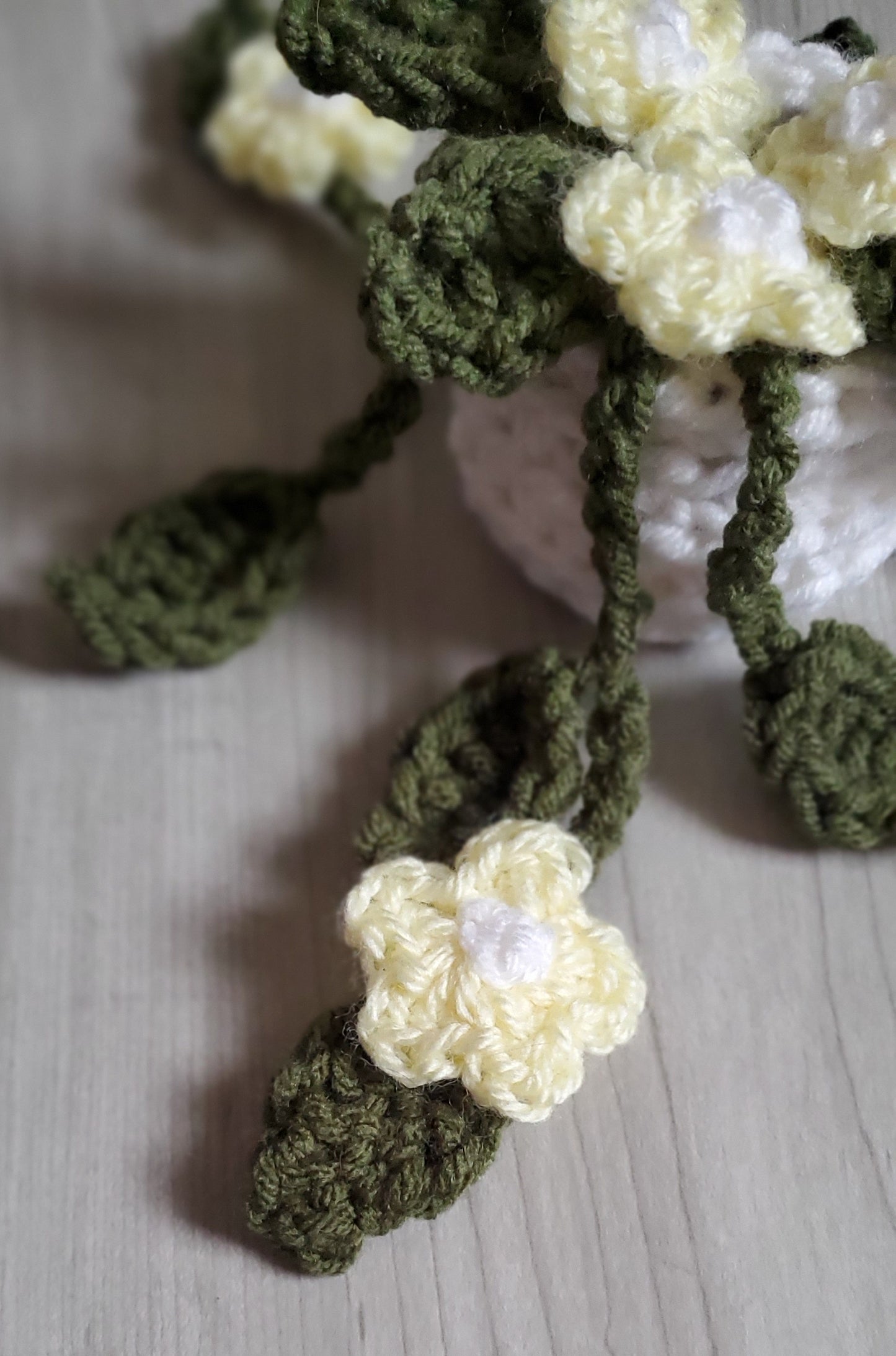 Crochet Potted Daisy Plant