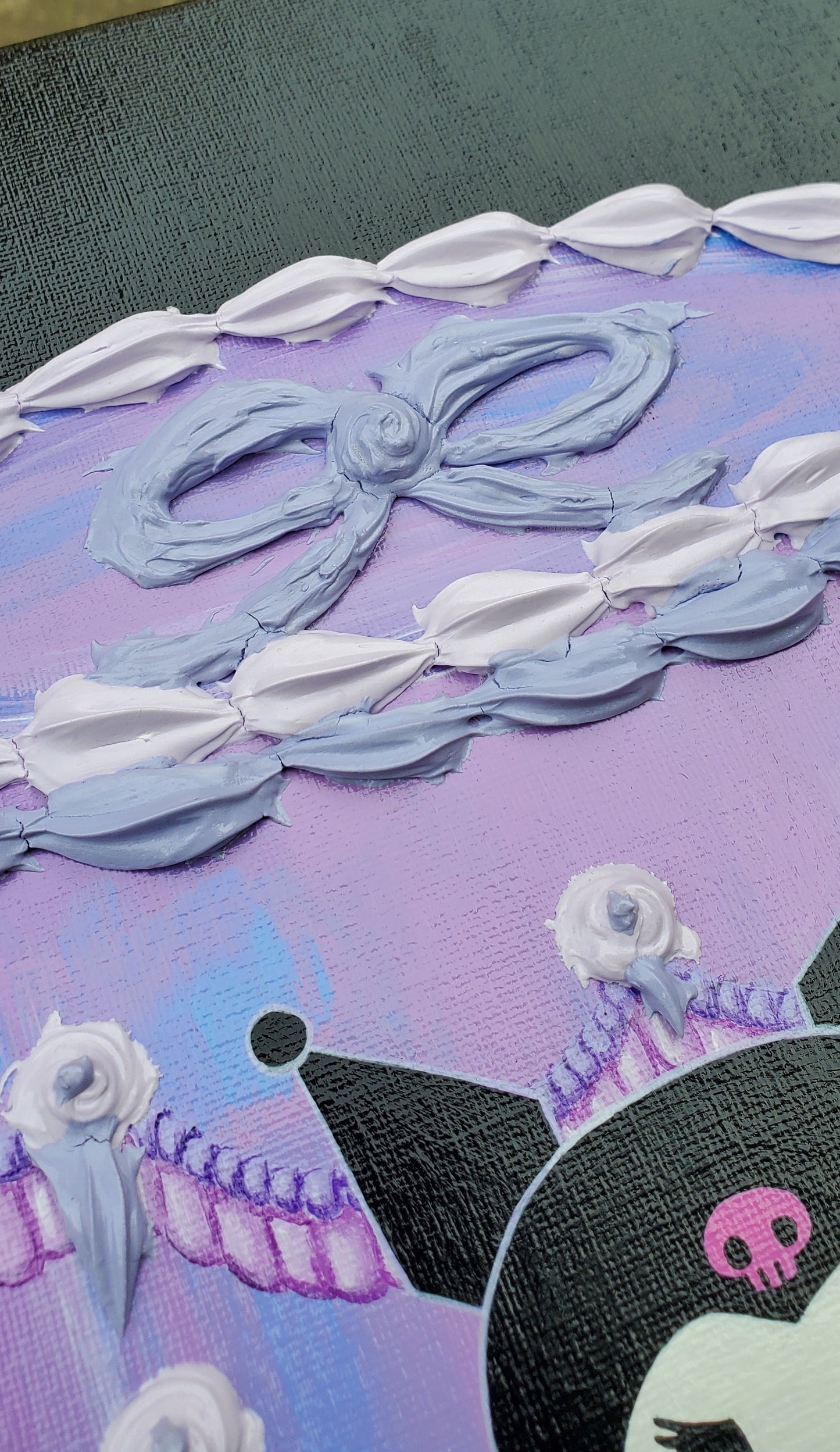 Kuromi Cake Painting