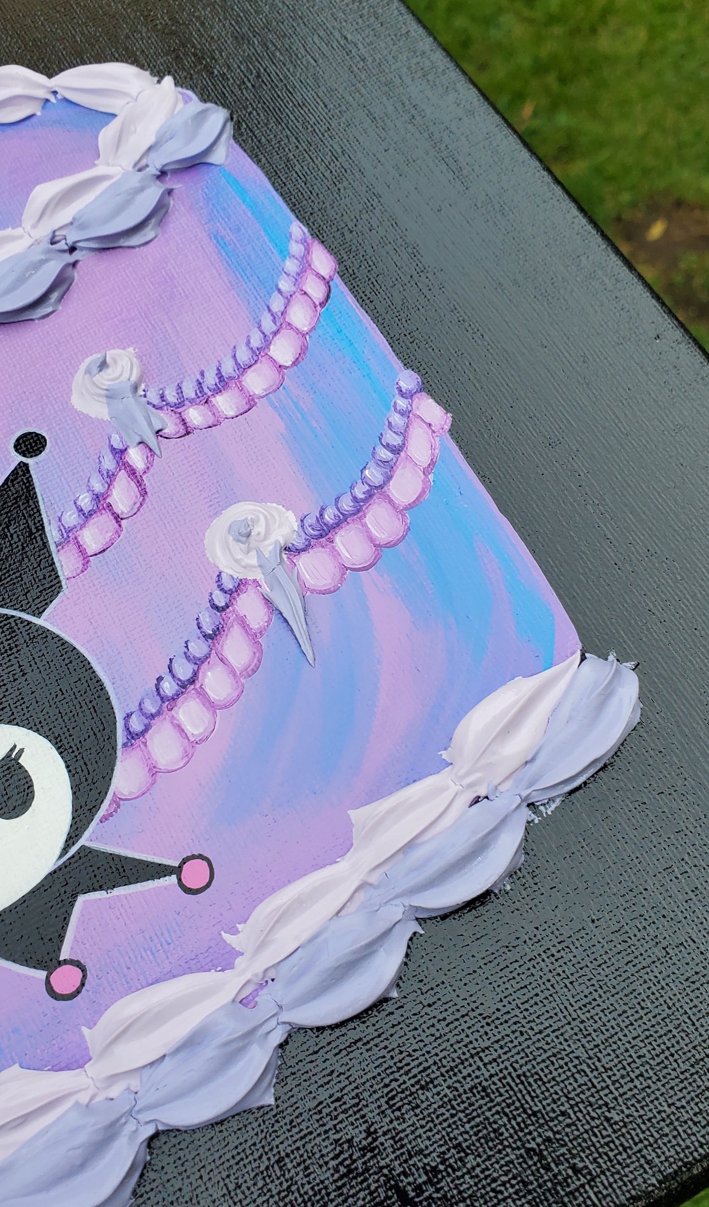 Kuromi Cake Painting