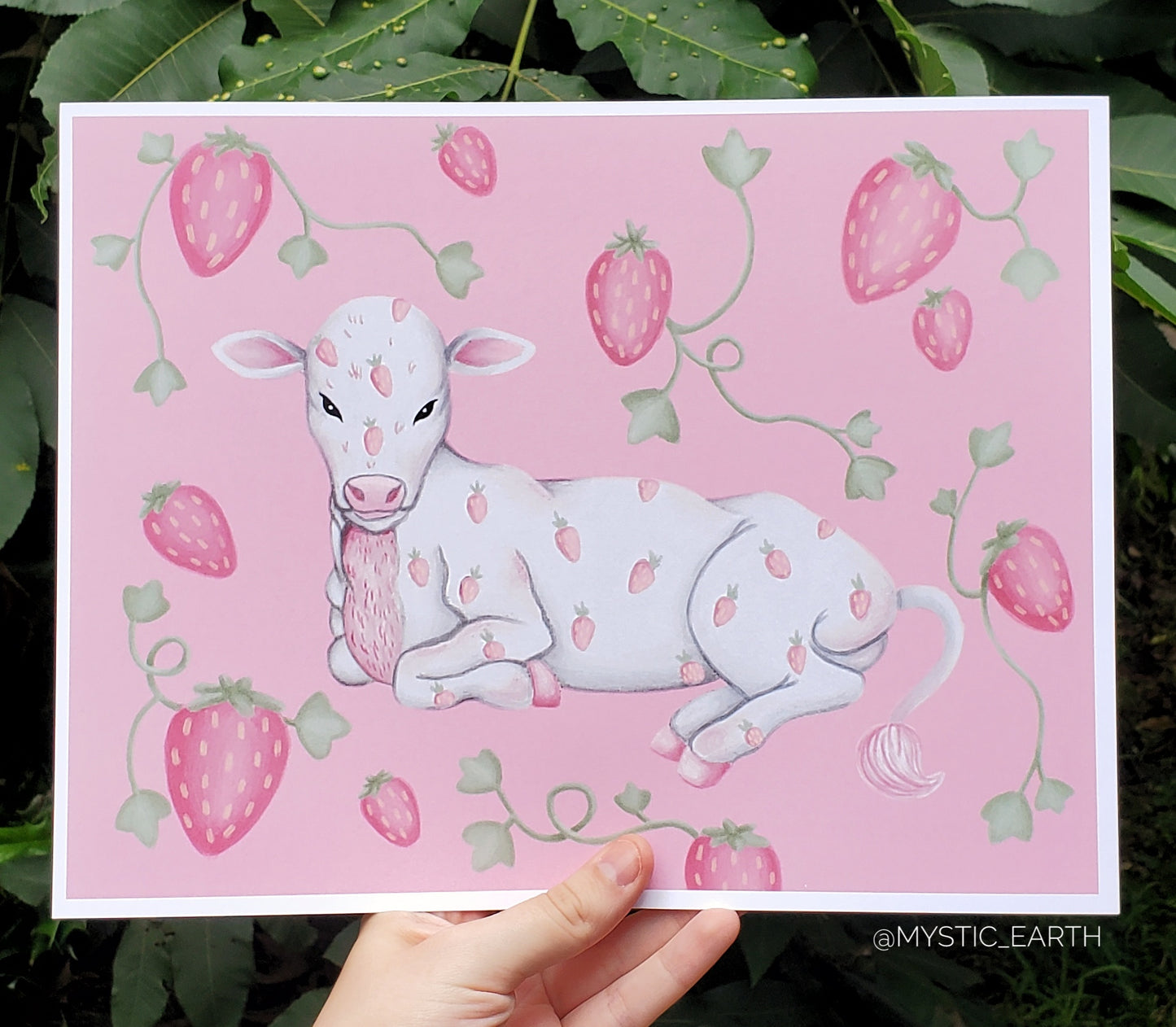 Strawberry Cow Prints