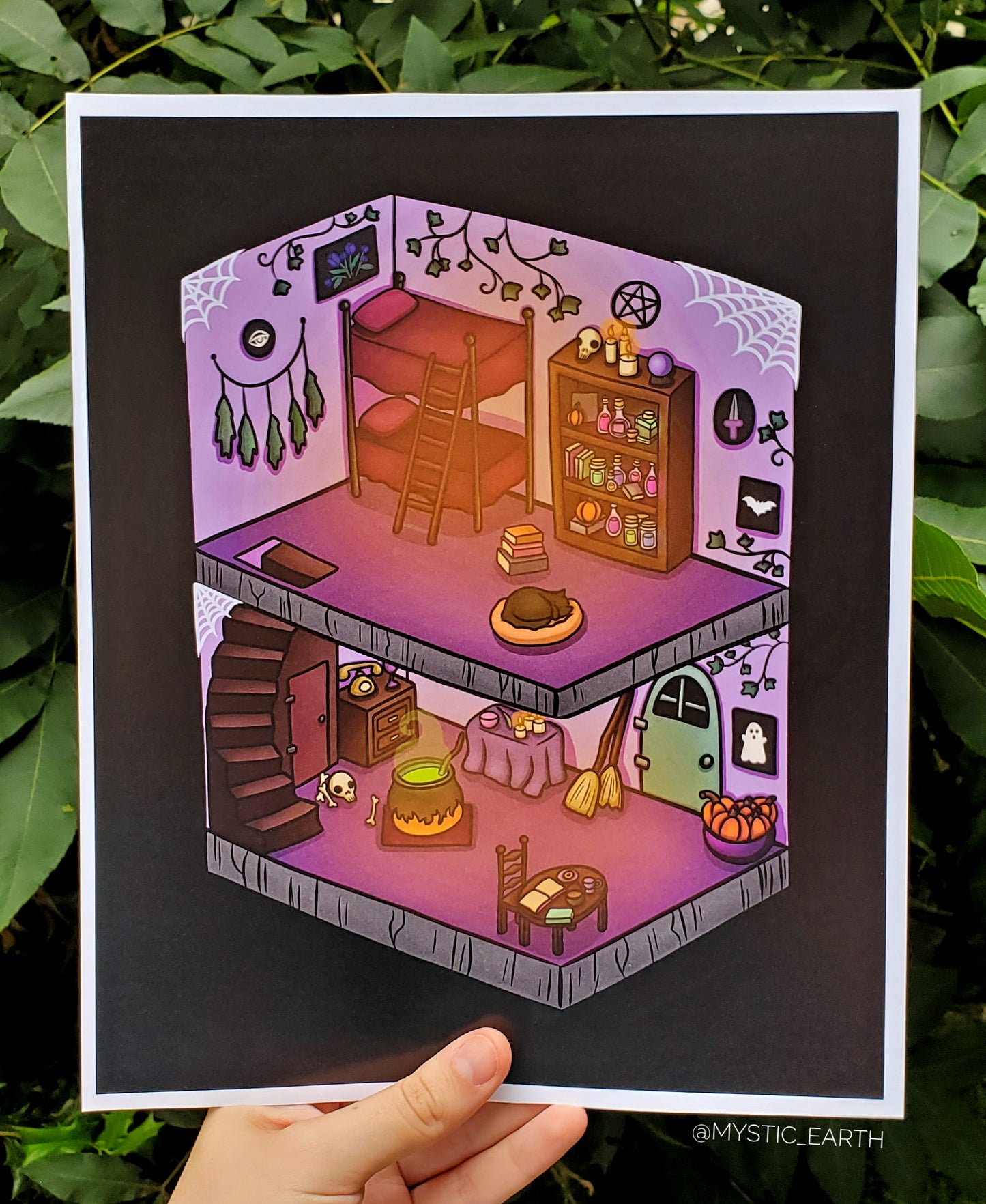 Halloween House Prints