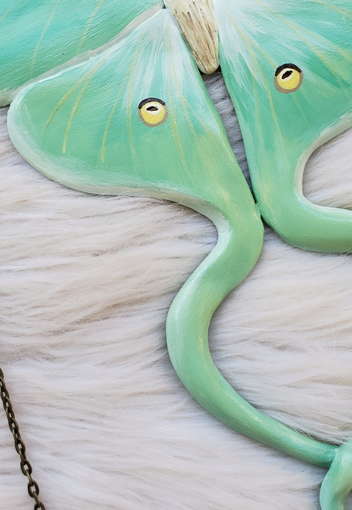 Luna Moth Crystal Wall Hanging