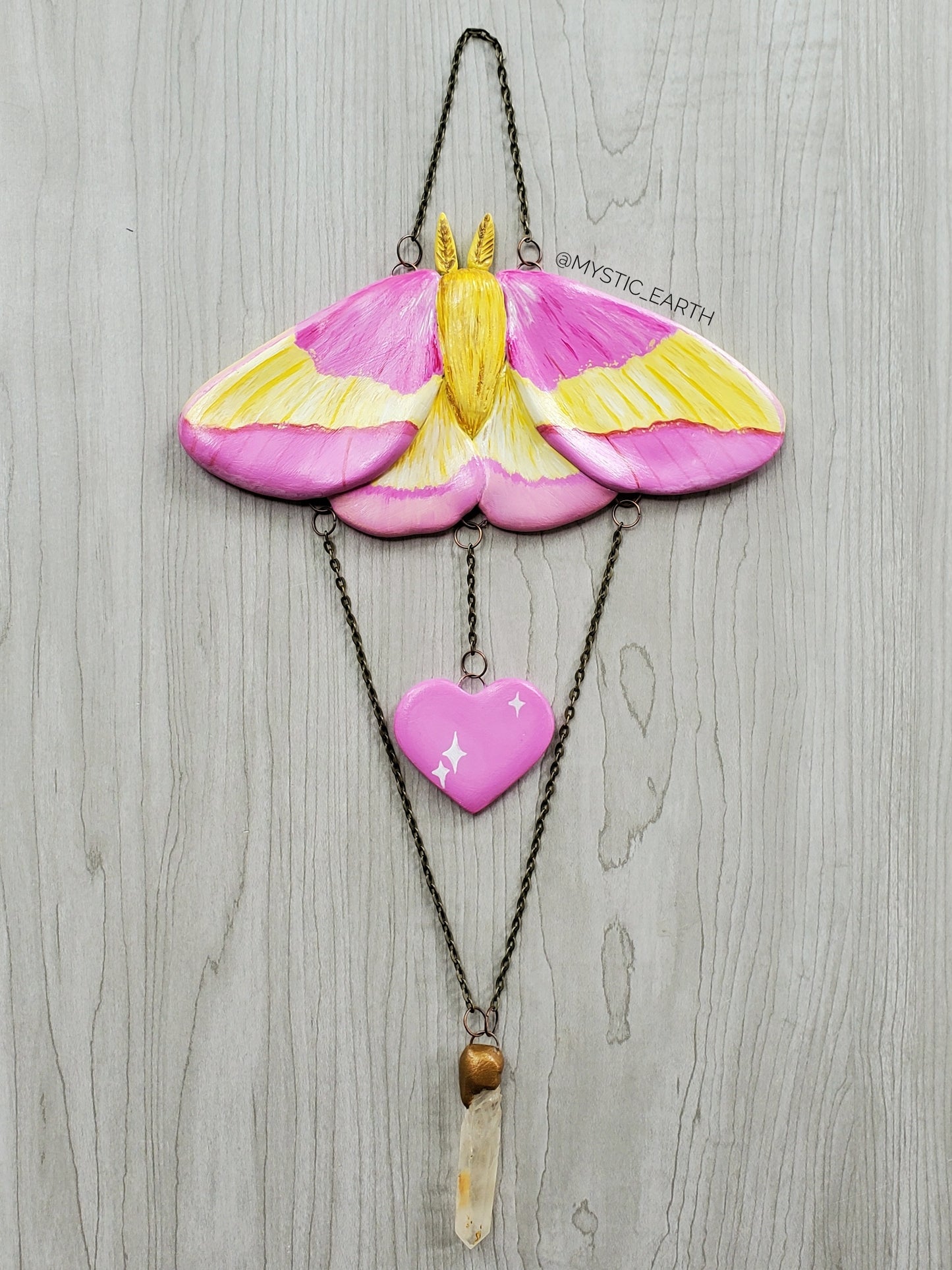 Rosy Maple Moth Wall Hanging