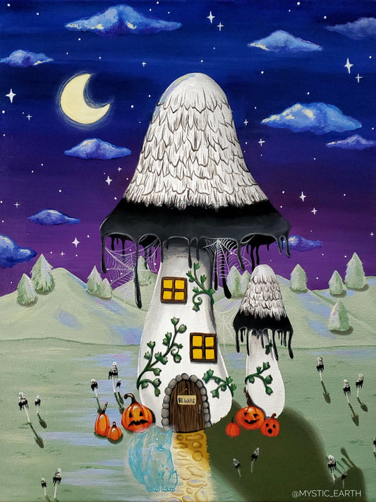 Haunted Ink Cap Manor Prints