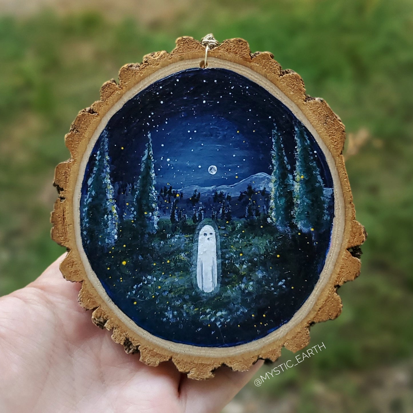 Walter in the Woods Painting