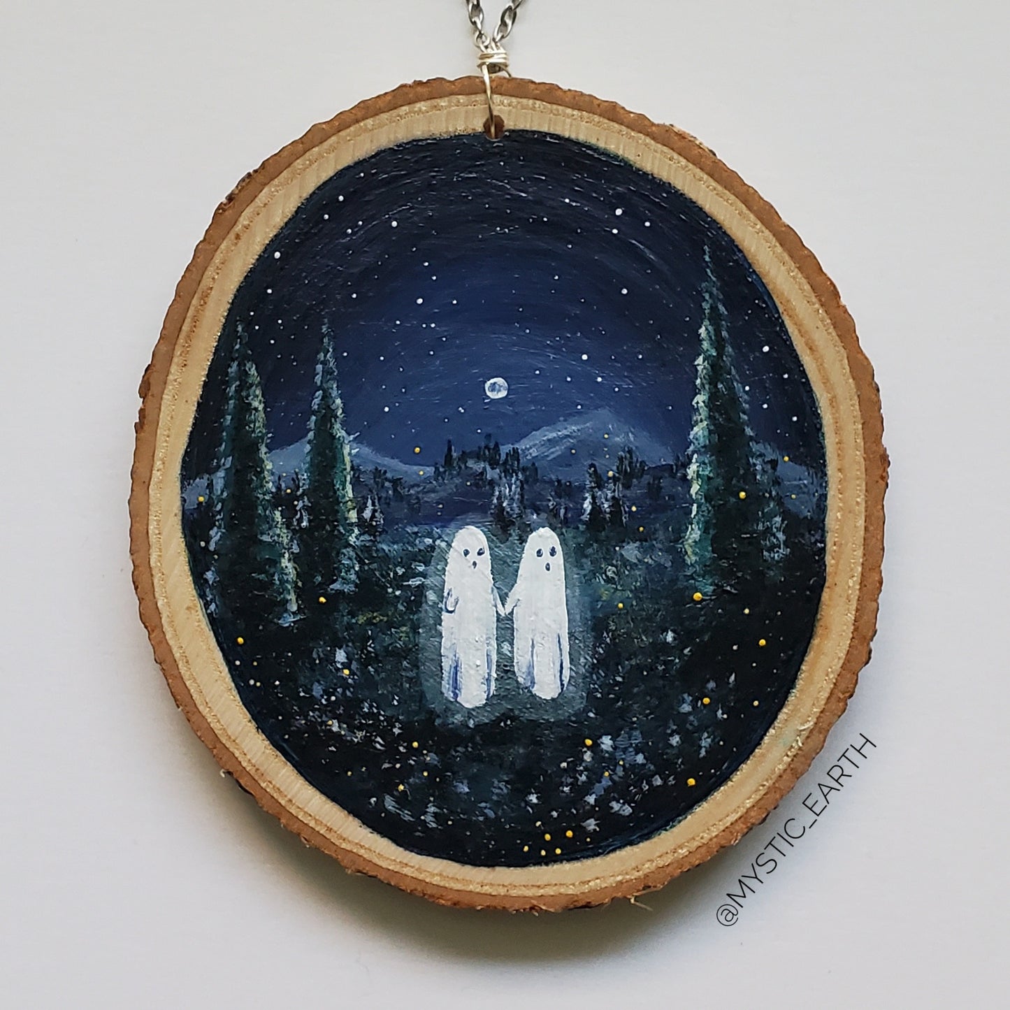 Carl & Walter Midnight Stroll Painting