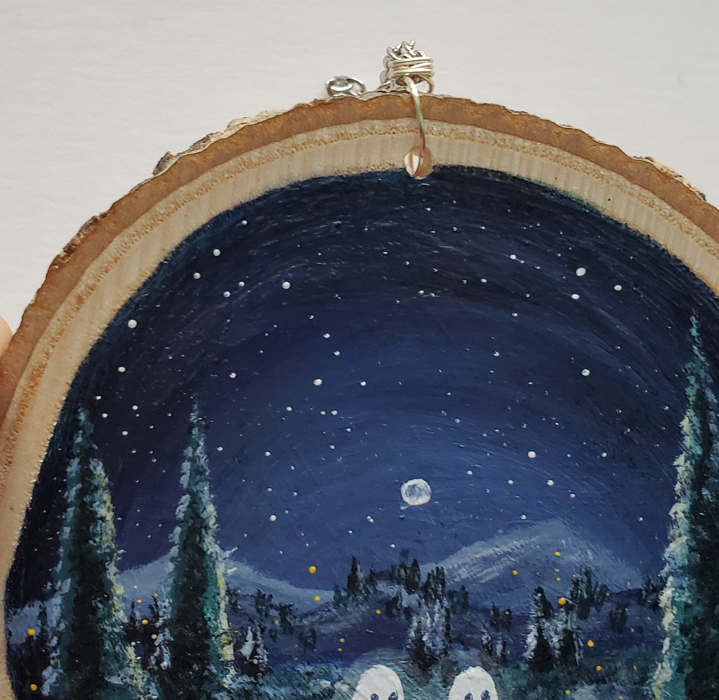 Carl & Walter Midnight Stroll Painting