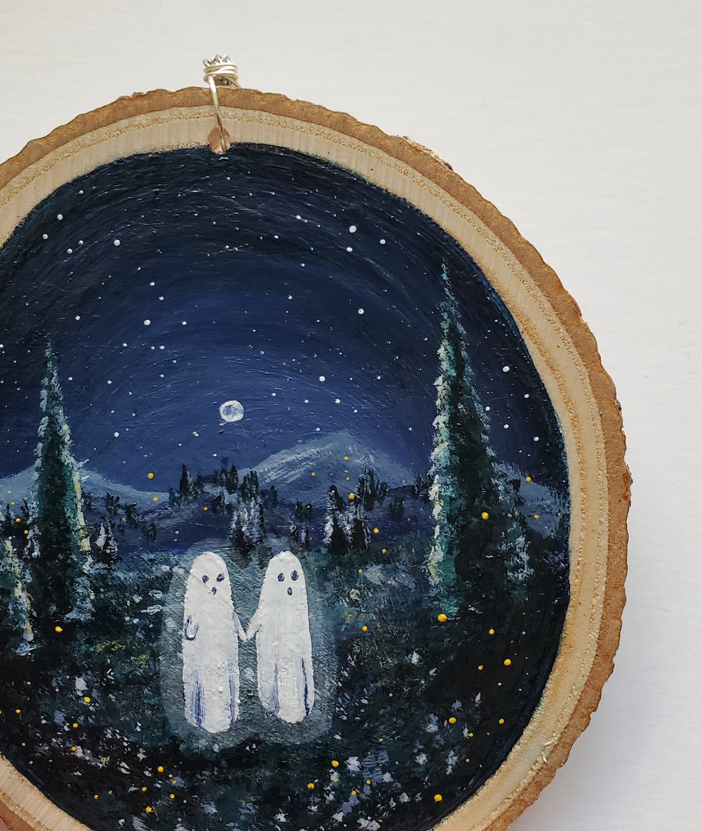 Carl & Walter Midnight Stroll Painting
