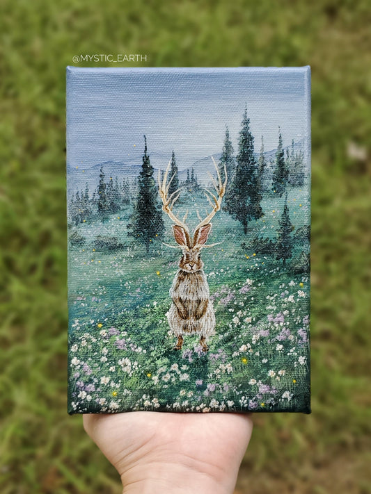 Jackalope Painting