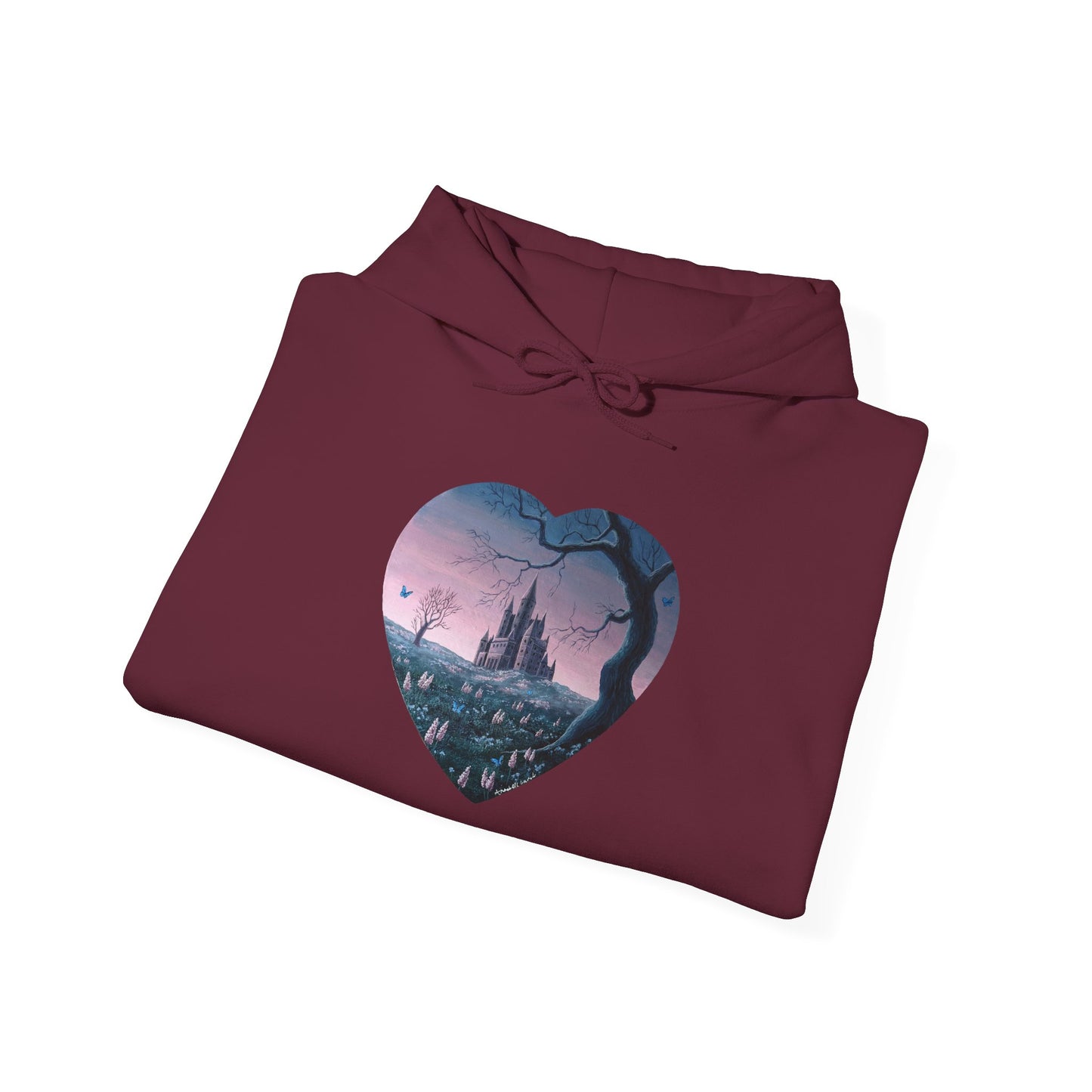 "The Rosewood Castle" Unisex Pullover Hoodie S-5XL