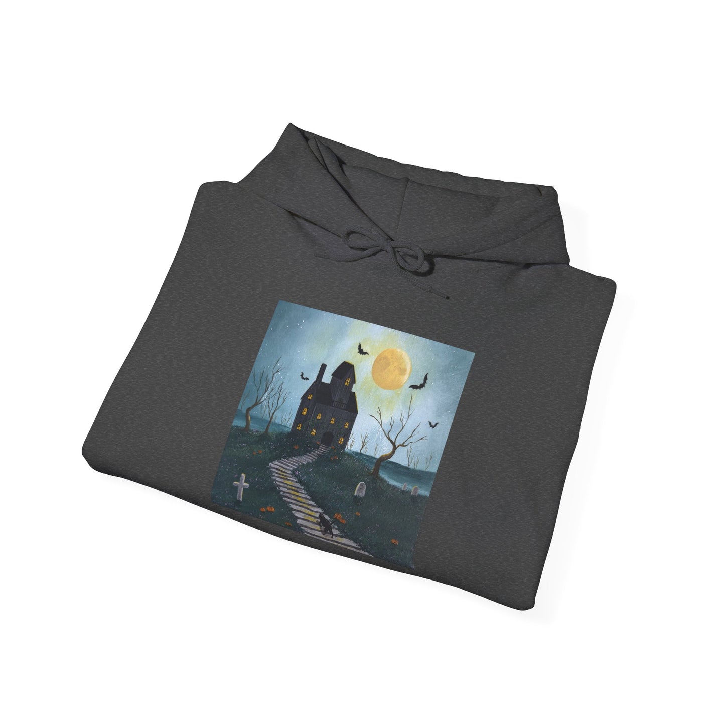 "Haunted House" Unisex Pullover Hoodie S-5XL
