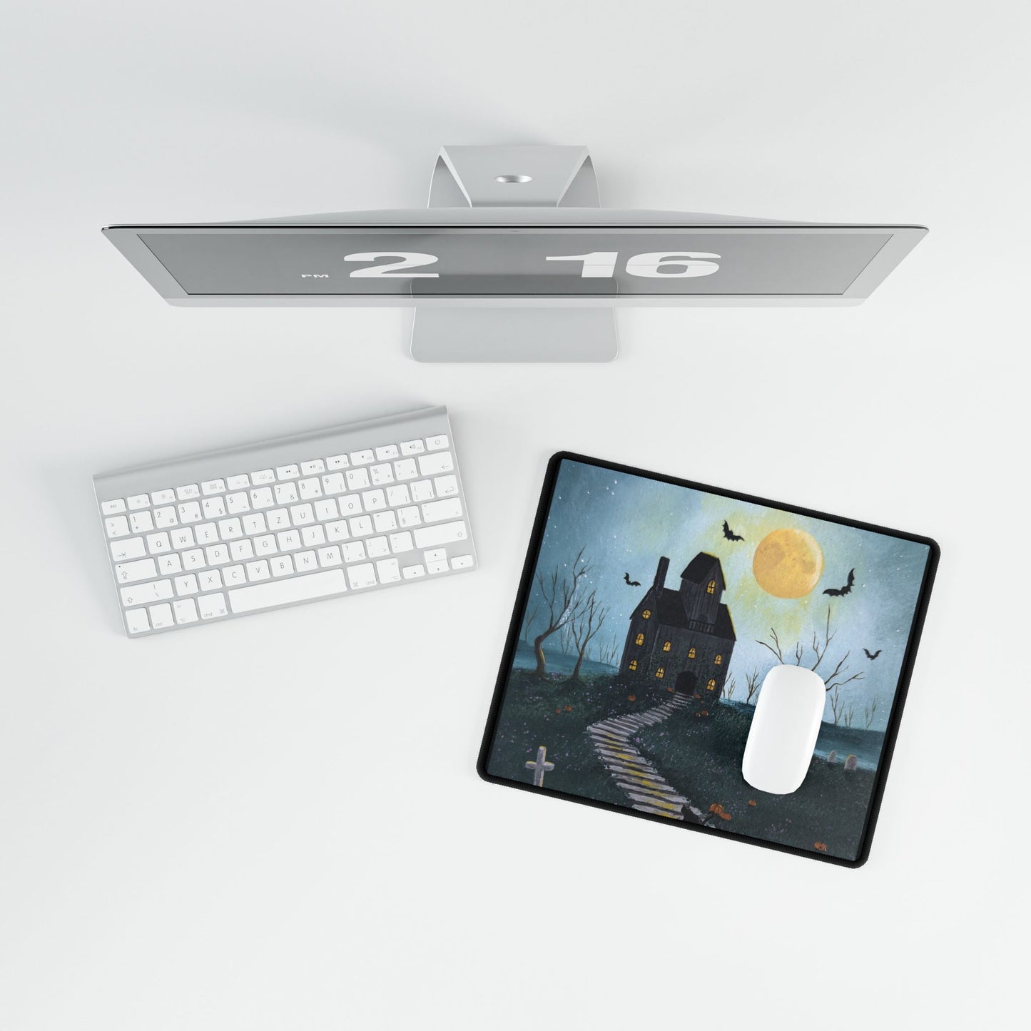 Haunted House Computer Mouse Pads