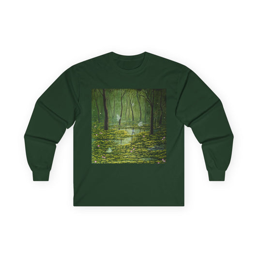 "Fairies in the Swamp" Unisex 100% Cotton Long Sleeve Tees S-5XL