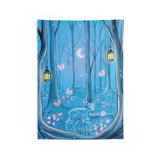 Deer Fairy Forest Wall Tapestries