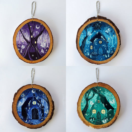 Mini Fairy Cottage Paintings