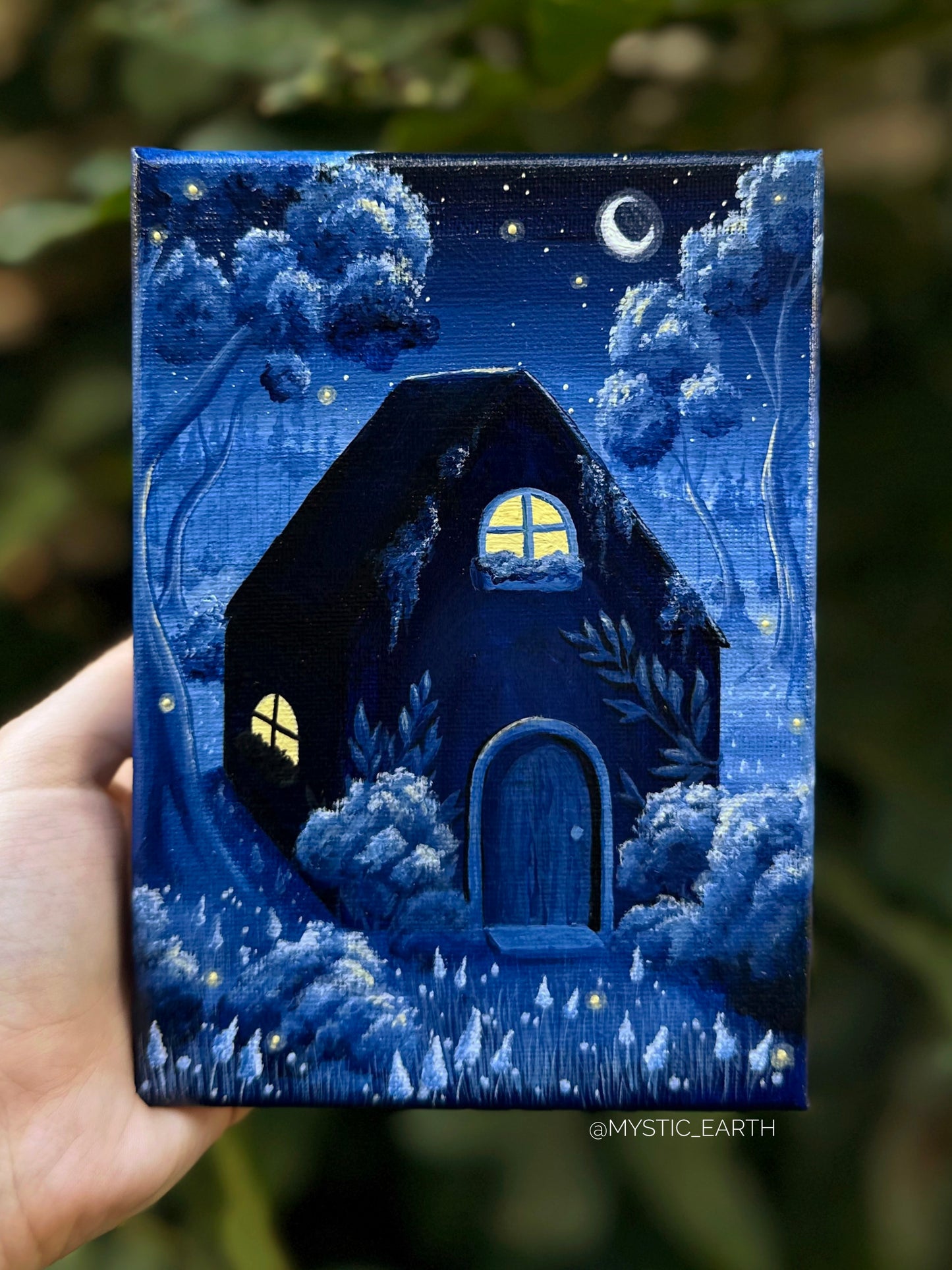 Witch Cottage Painting
