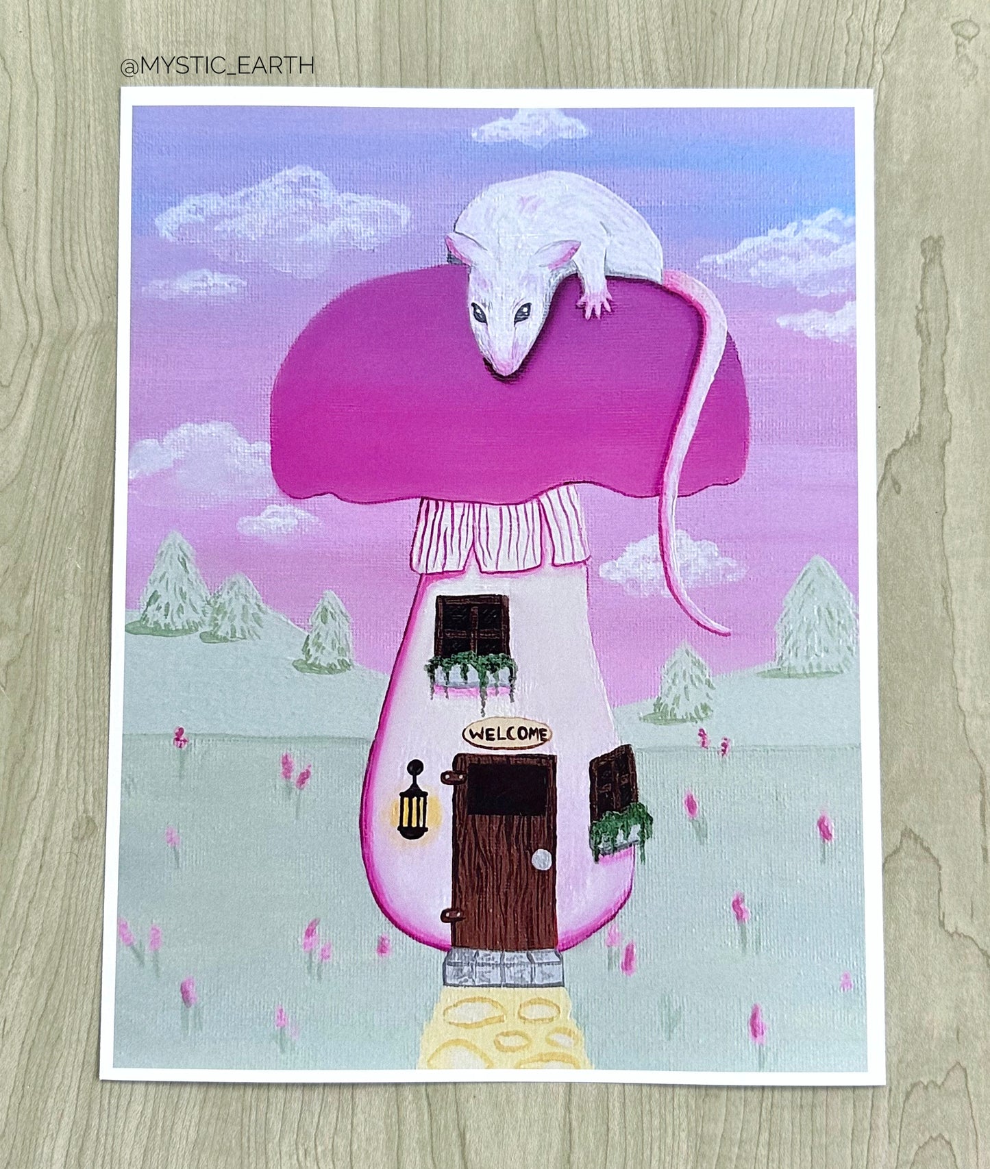 Mushroom House Prints
