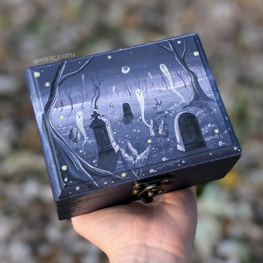 Cemetery Forest Wood Box