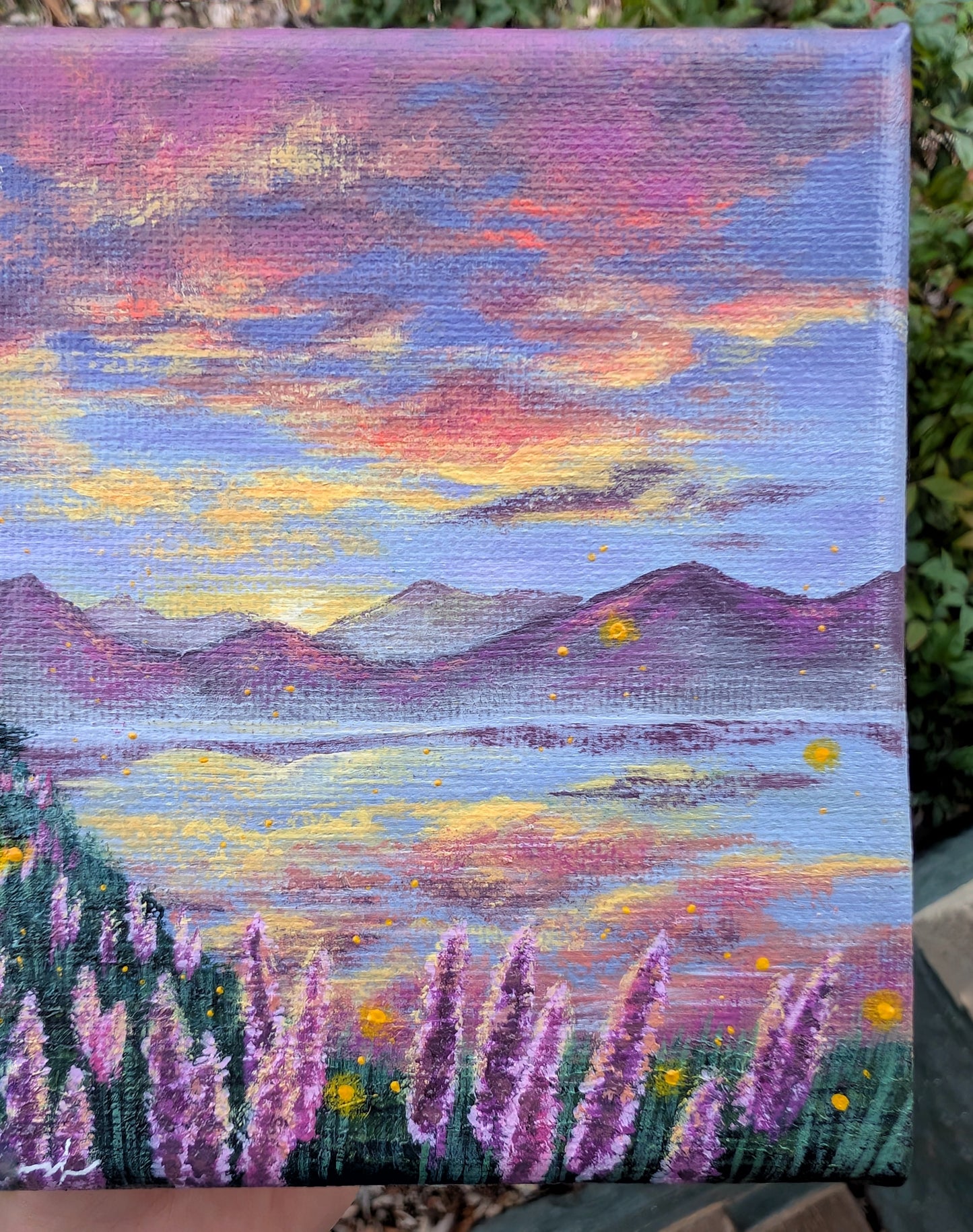 Lavender Ponds (5"x5")