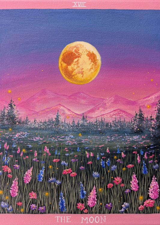 The Moon Tarot Card Prints