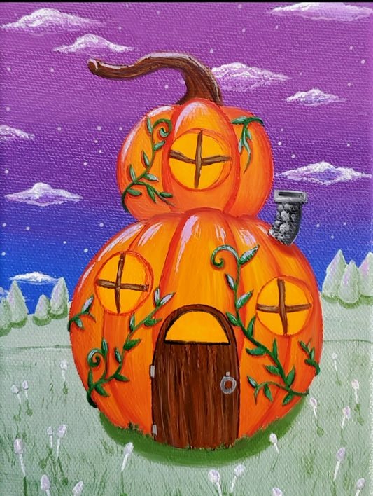 Pumpkin Cottage Prints