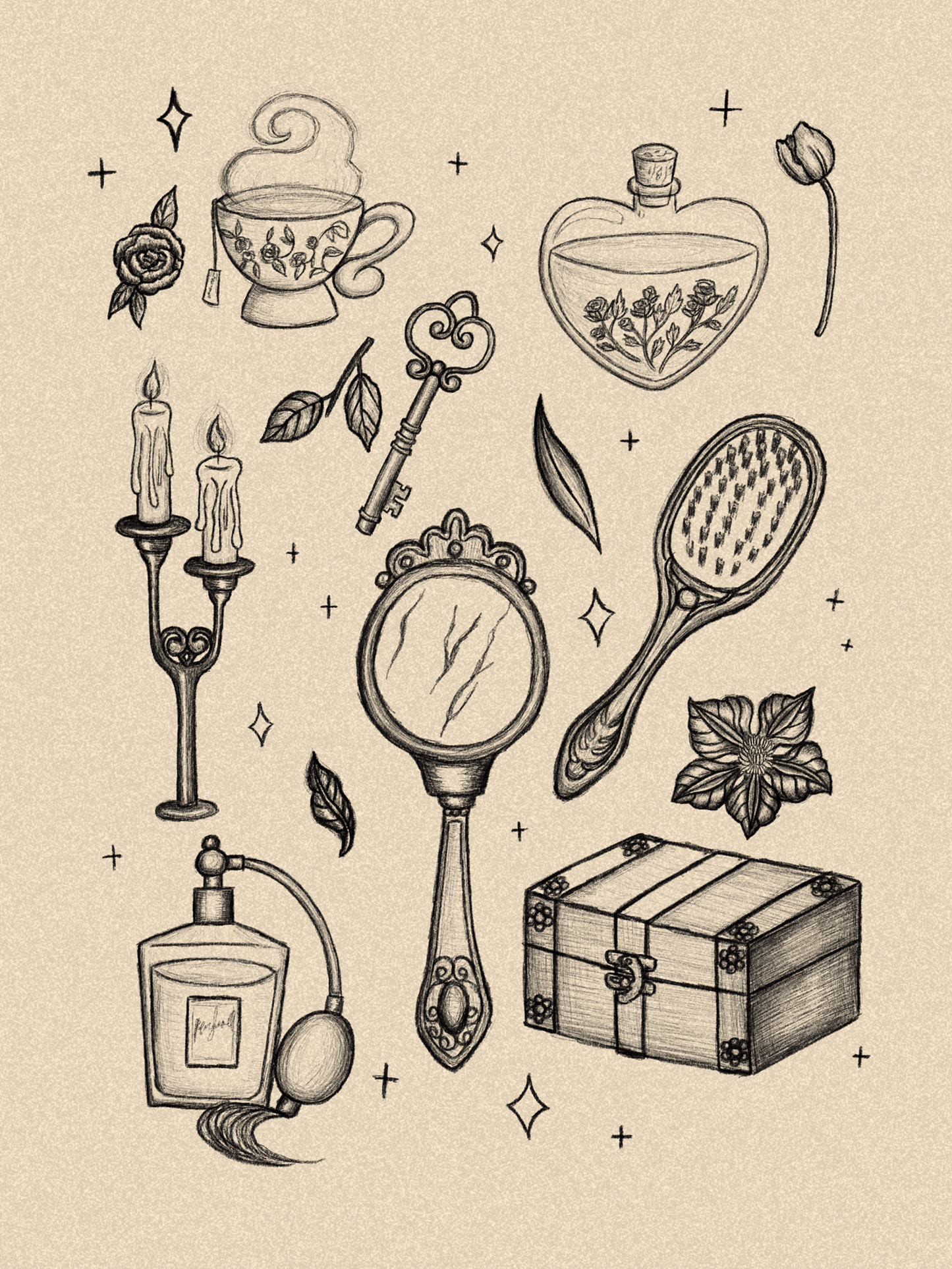 Vintage Treasures Prints