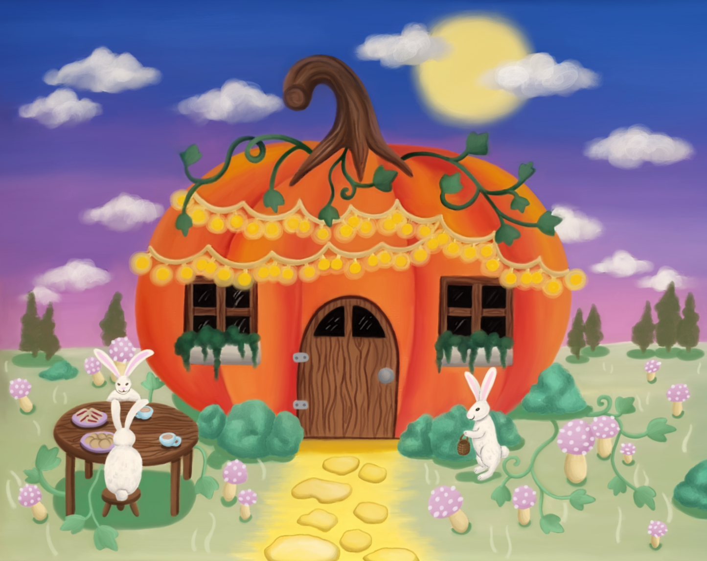 Pumpkin House Prints