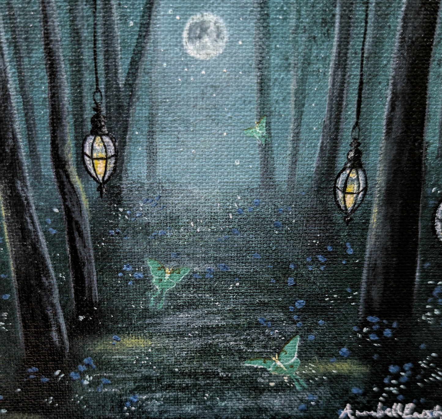 The Night Watch 6"x6" Painting