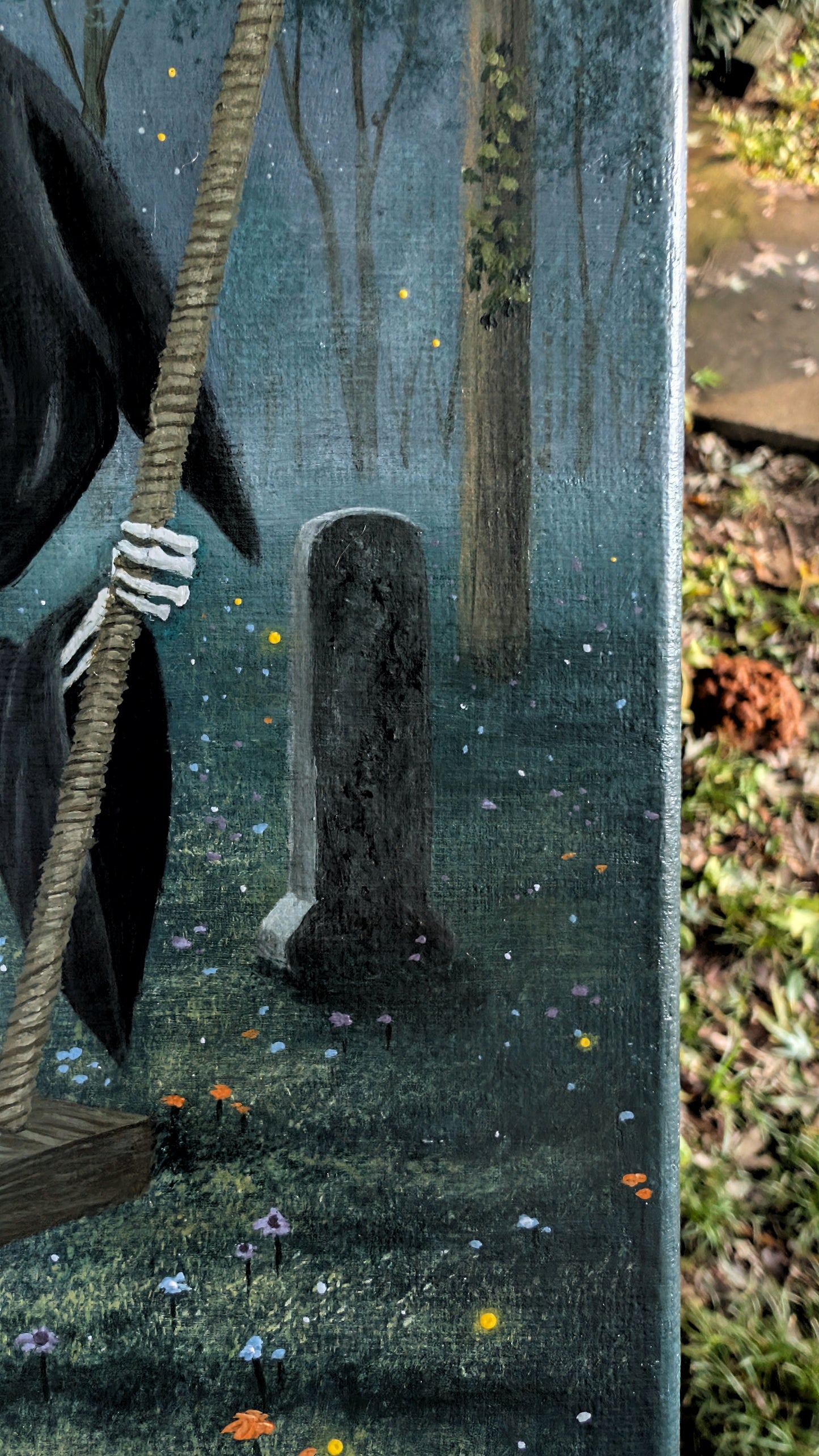 Grim 8"x10" Painting