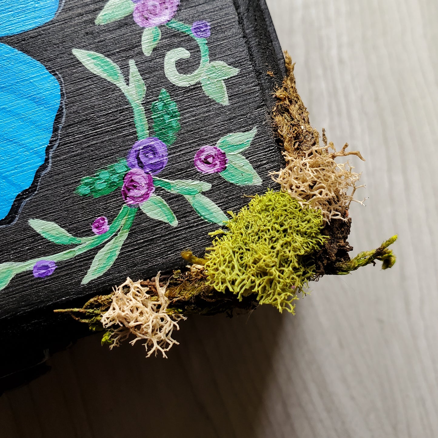 Blue Morpho Butterfly Hidden Gem Box
