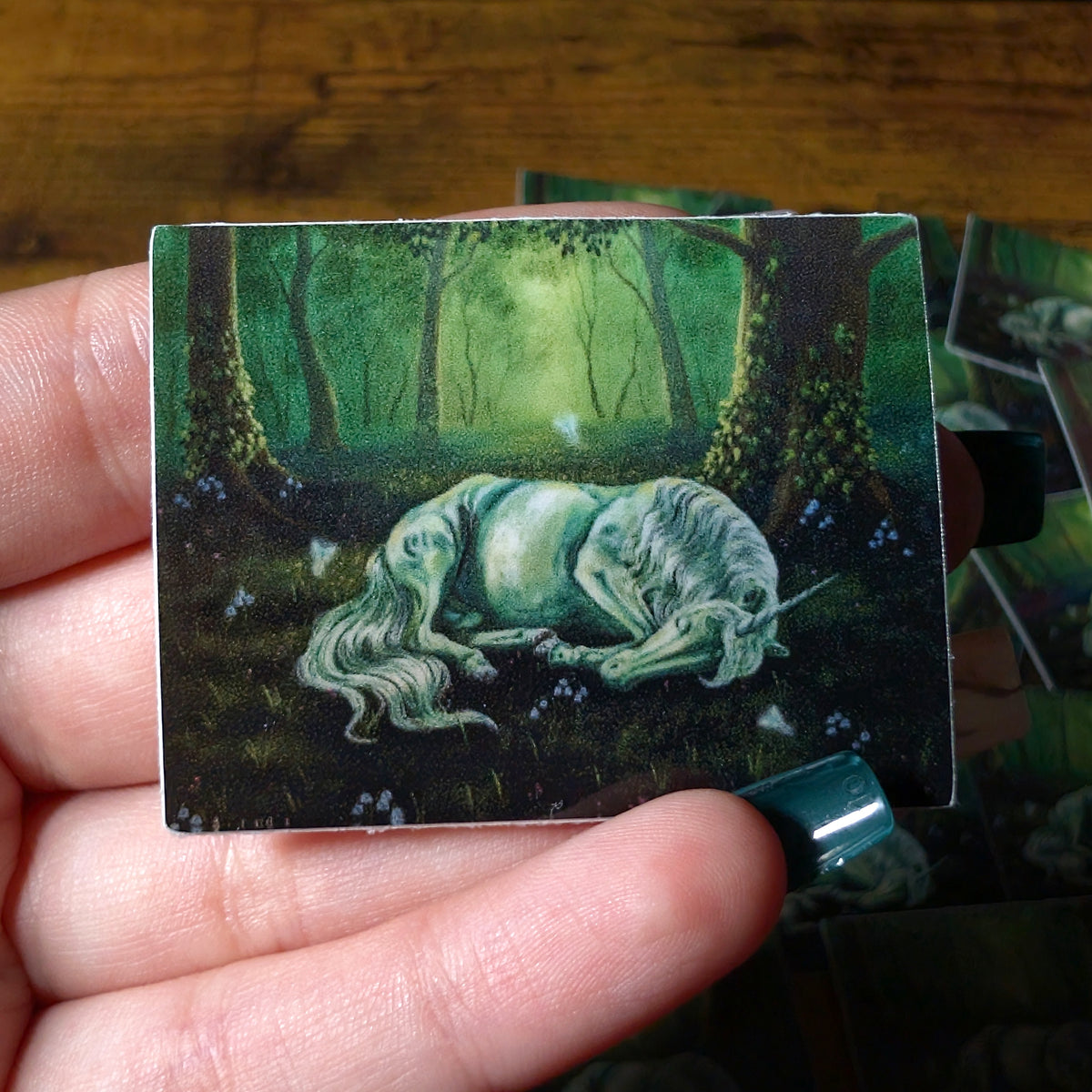Pack of 25: 2" Fairytale Fantasy Unicorn Forest Stickers