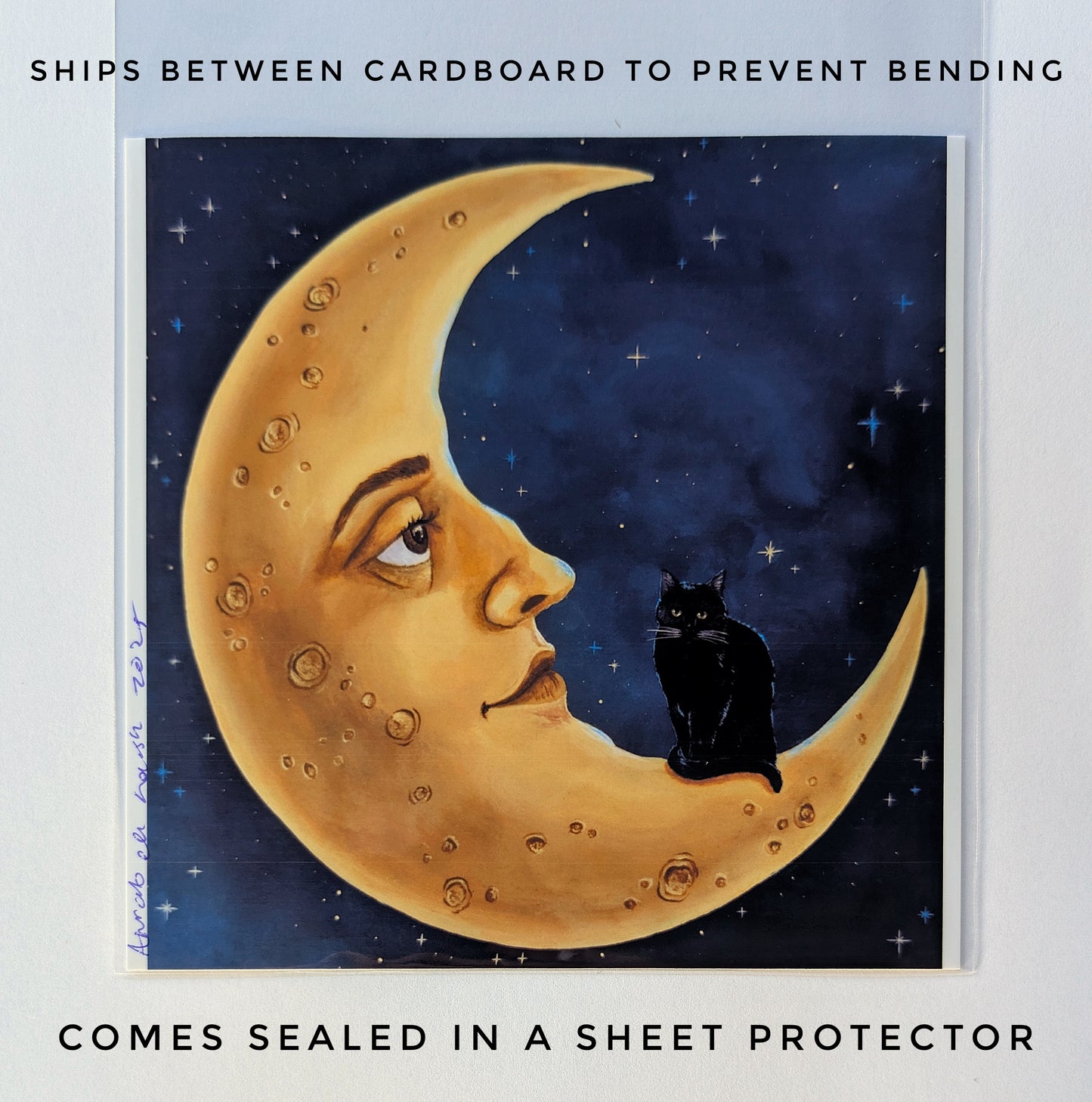 The Cat on the Moon Prints