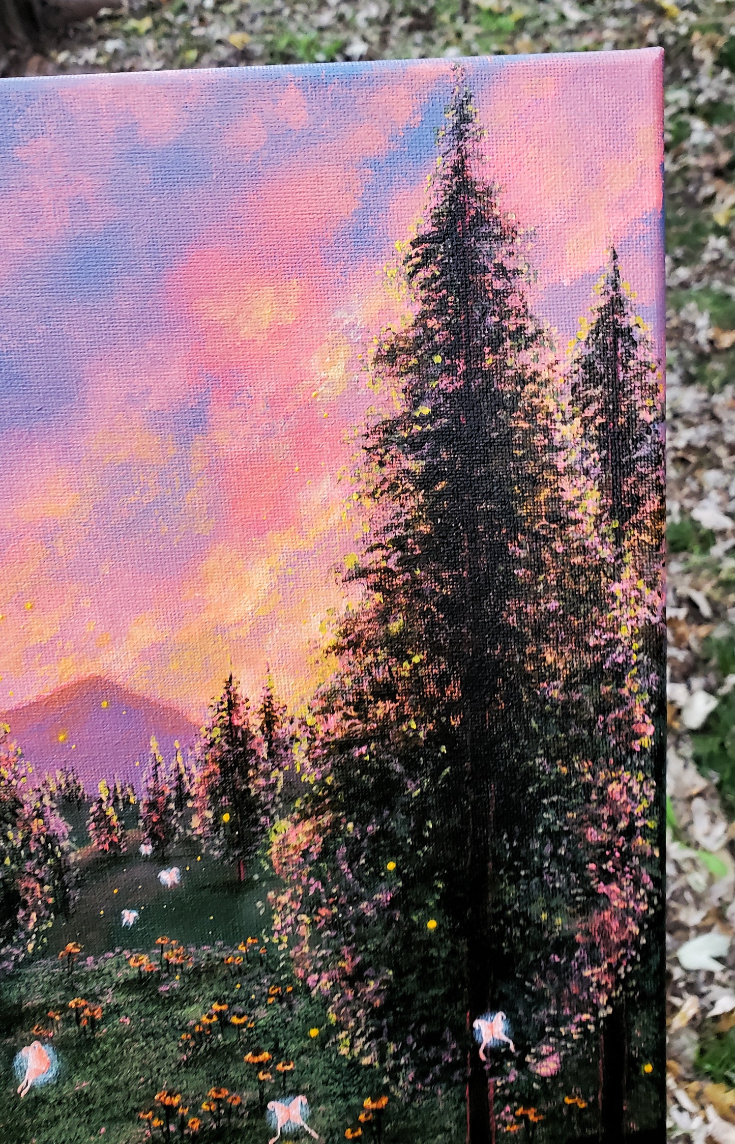 Fairy Forest Painting (Blacklight Reactive)