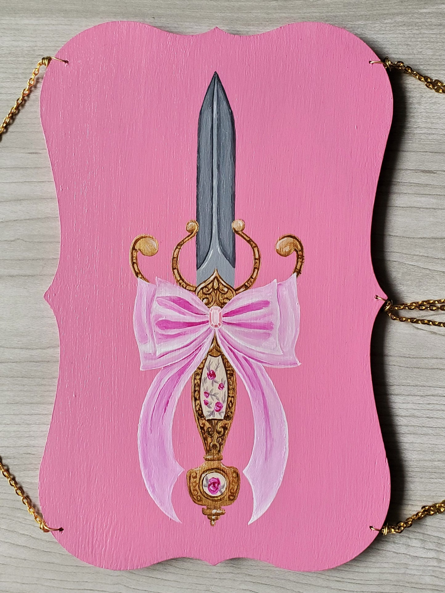 Coquette Sword Painting
